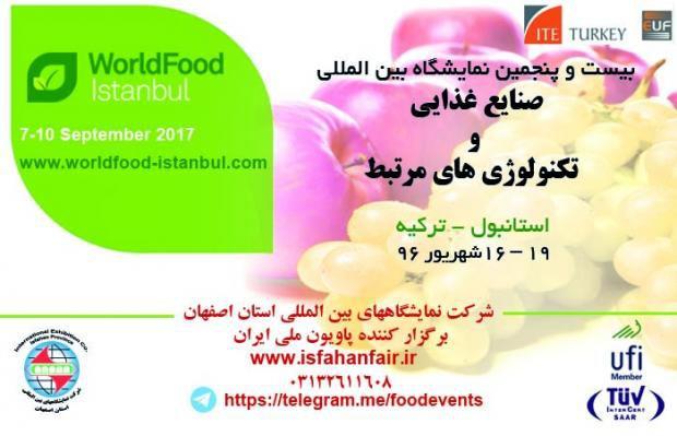 فراخوان شرکت در نمایشگاه صنایع غذایی ترکیه